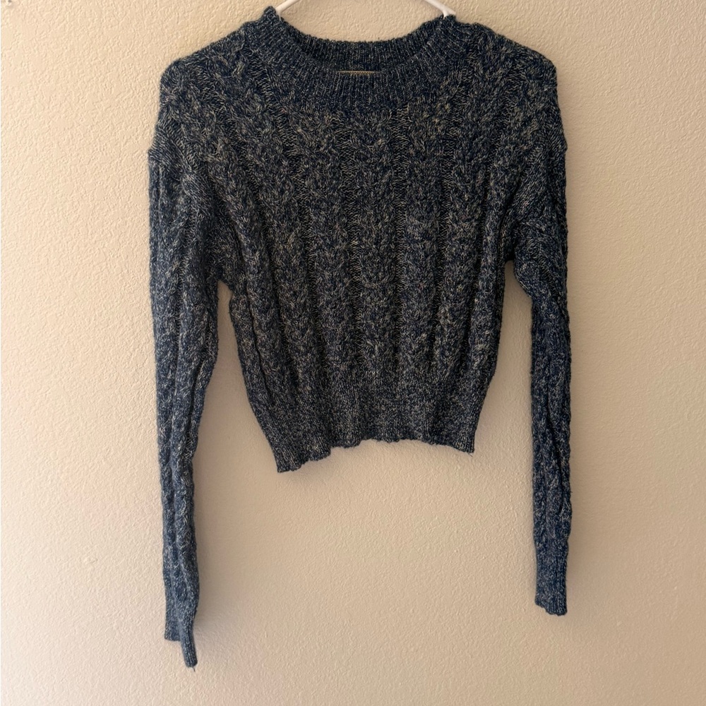 Ashley By 26 International Navy Marled Sweater